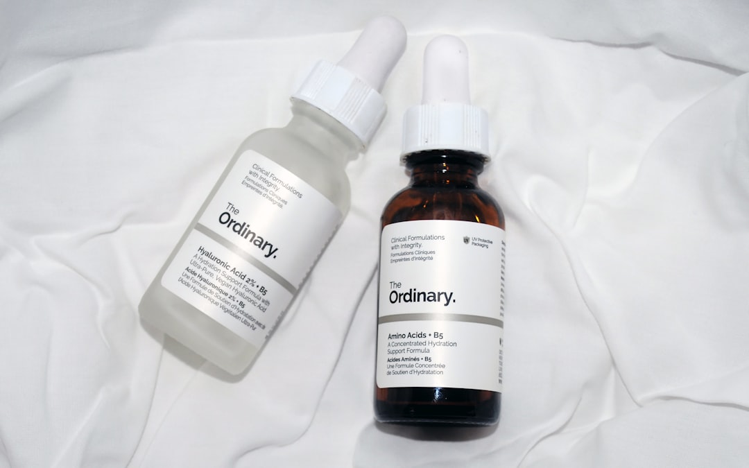 Application sérum capillaire homme