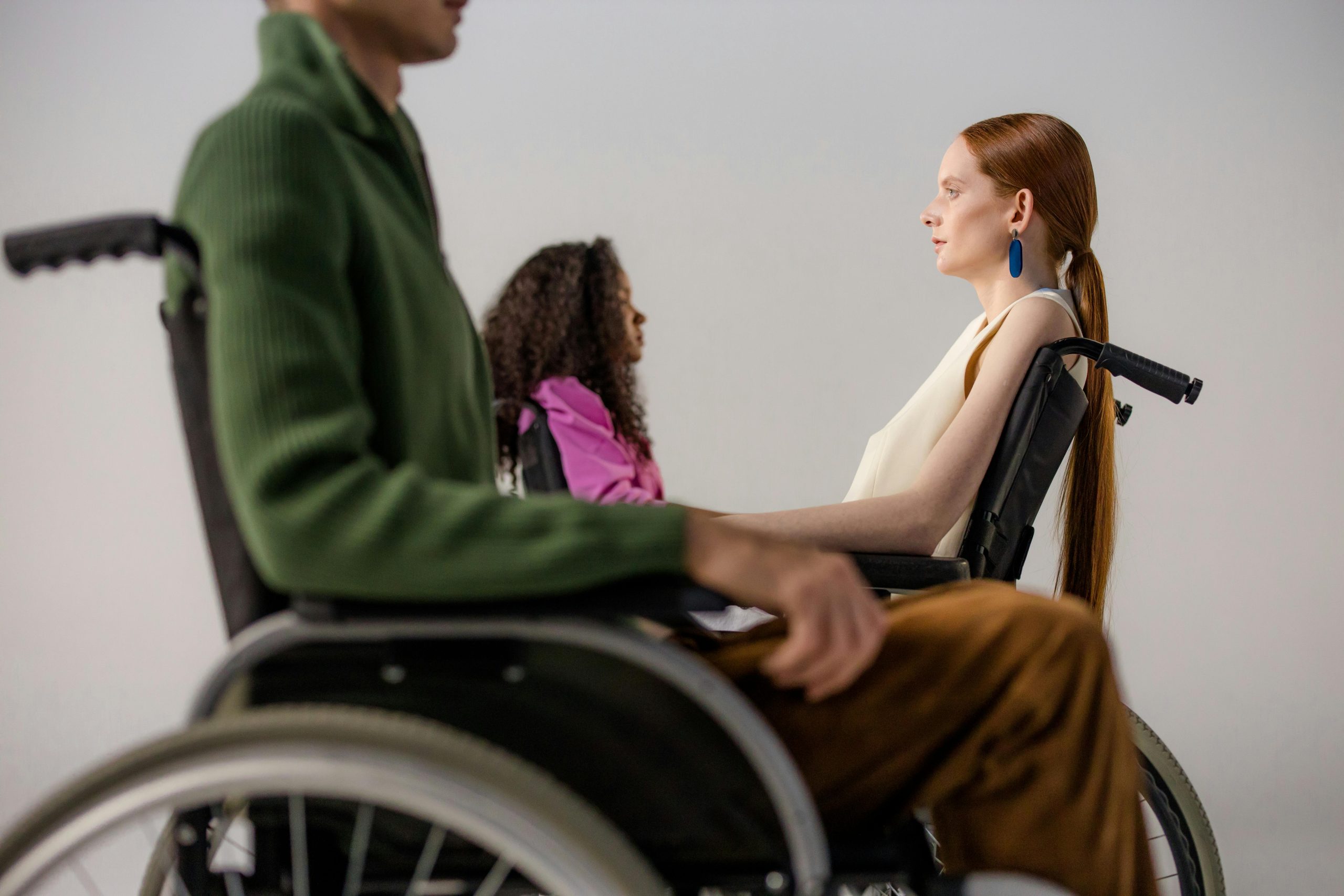 Homme queue de cheval dégradé tendance