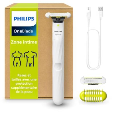 Tondeuse corps Philips OneBlade Intimate QP1924, vue principale