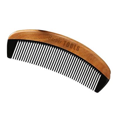 Peigne à barbe et moustache BARBER TOOLS en bois, vue principale