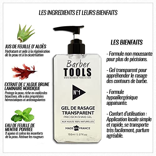 BARBER TOOLS transparent, vue 1