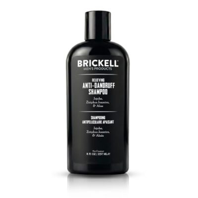 Shampoing antipelliculaire Brickell Men’s Products à l’aloe vera et au jojoba, 236 ml, vue principale