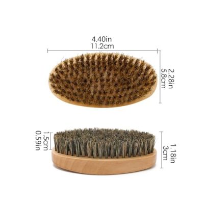 Brosse à barbe Fayarrd, ensemble brosse et peigne, vue principale