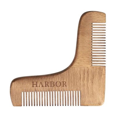 Peigne à barbe contour Harbor en hêtre certifié FSC, vue principale