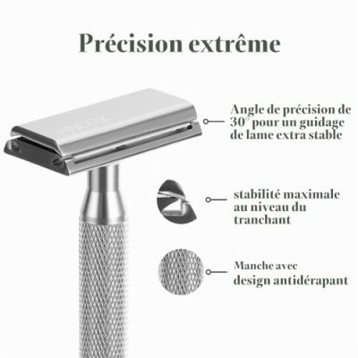 Rasoir de sûreté HNDRX Razor Safety Razor 30°, vue principale
