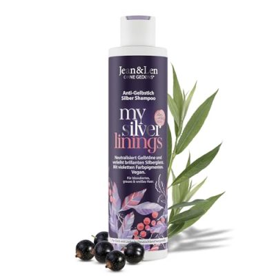 Shampoing cheveux gris Jean & Len déjaunissant Saule Blanc Cassis, 300 ml, vue principale