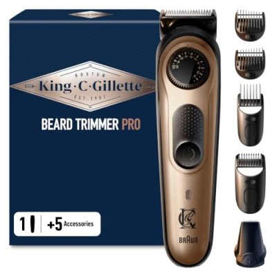 Tondeuse barbe King C. Gillette C. Pro, vue principale