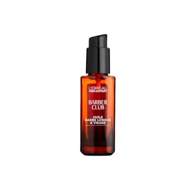 Huile à barbe L’Oréal Men Expert BarberClub barbe longue, lot de 2 x 30 ml, vue principale