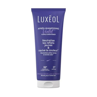 Shampoing cheveux gris Luxéol au pigment violet, vue principale