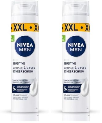 Mousse à raser Nivea Men camomille et hamamélis, maxi format 250 ml, vue principale