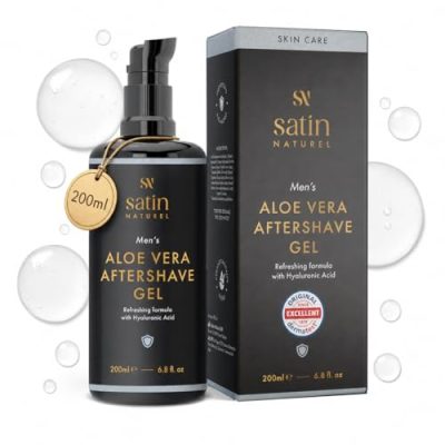 Gel après-rasage Satin Naturel bio et vegan, 200 ml, vue principale