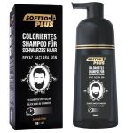 Shampooing colorant noir Softto+ Black couvrant les blancs, vue 2