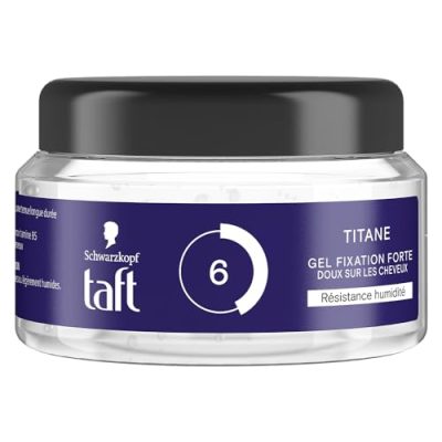 Gel coiffant TAFT Titane Fixation Forte Protection, 250 ml, vue principale